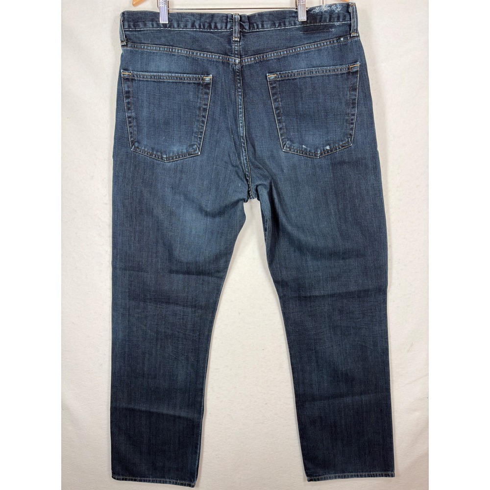 Lucky Brand 363 Vintage Straight Jeans Mens 35x32 Dark Wash Denim Blue - Picture 5 of 10